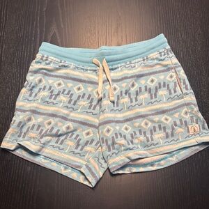 Patterned Blue chubbies Shorts